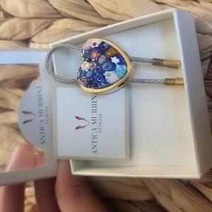 Antica Murrina Millefiori Heart NIB